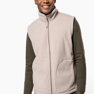 Gilet polaire sans manches mixtes