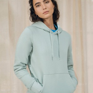 Sweat shirt à capuche écoresponsable manches longues femme